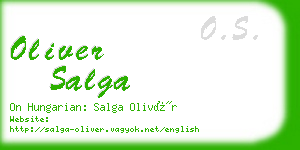 oliver salga business card
